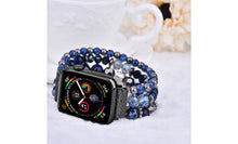 Load image into Gallery viewer, Beaded Apple Watch Elastic Bracelet Band
