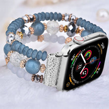 Load image into Gallery viewer, Beaded Apple Watch Elastic Bracelet Band
